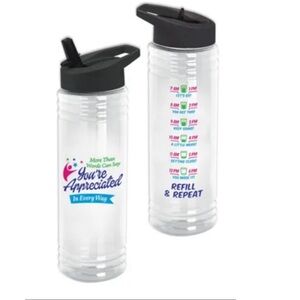 24OZ plastic Water Bottle NEVER USED “You’re Appreciated” Great Special gift NEW